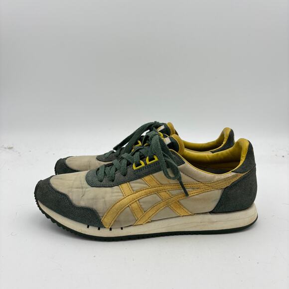 Onitsuka Tiger Dualio Yellow Green Sneakers Shoes Men\'s 8 Retro Streetwear main image 4